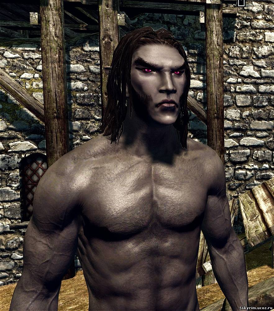 Нуд мод для Skyrim "Better males - Beautiful nudes and faces"